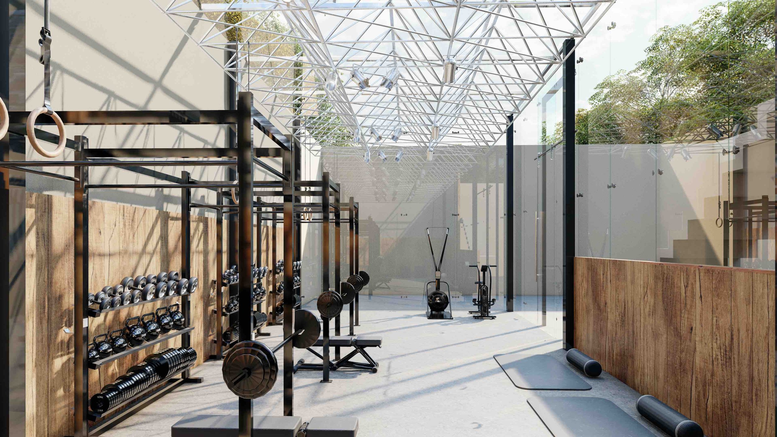 Concept design for a luxury gym brand in Spain